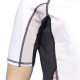 UV αντηλιακή λύκρα με κοντό μανίκι Ανδρική Στενή εφαρμογή Άσπρο/Μαύρο - SCK (surf03022-3K10M)