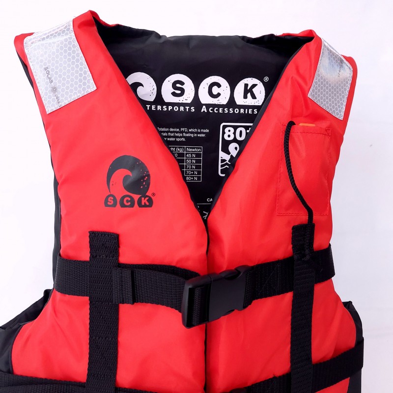 Σωσίβιο γιλέκο για θαλάσσια σπορ με τρεις ιμάντες Morello SCK Kόκκινο (surf0304-58414)