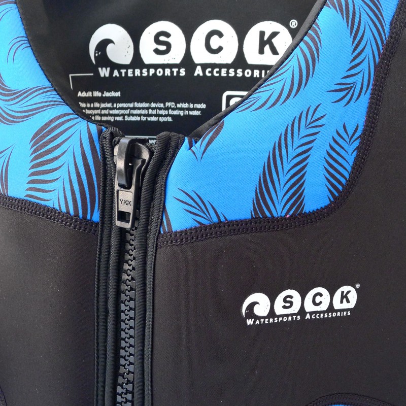 Σωσίβιο γιλέκο Nεοπρέν Waves για θαλάσσια σπορ SCK - μπλε  (surf2079)