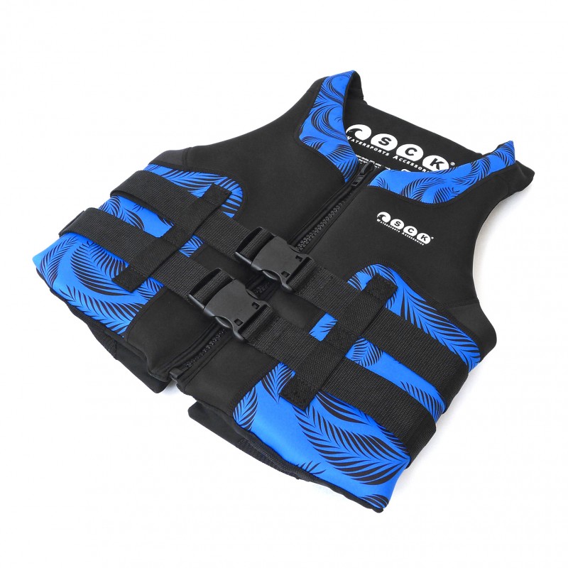 Σωσίβιο γιλέκο Nεοπρέν Waves για θαλάσσια σπορ SCK - μπλε  (surf2079)