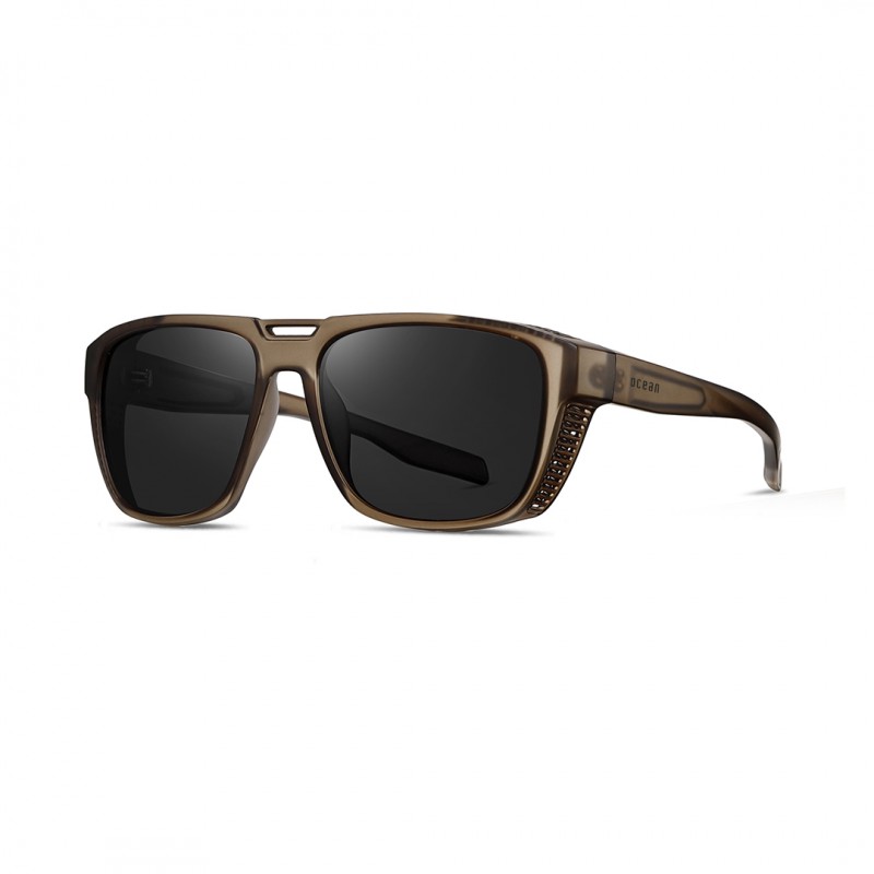 Γυαλιά Ηλίου Ocean με πολαριζέ φακό/ Wingfoil Paloalto/ Ματ Καφέ-Smoke lens (surf2915)