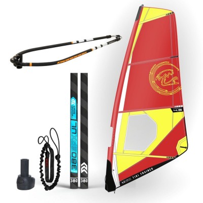 Trainer V2 4,0 Dacron sail - Ολοκληρωμένο σετ πανί για windsurf με epoxy άλμπουρο - ΤΙΚΙ (surf105440)