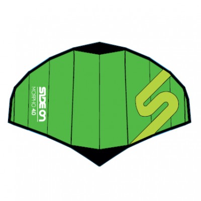 Side-On πανί Wing foil 5m - πράσινο (surf1010-5212)