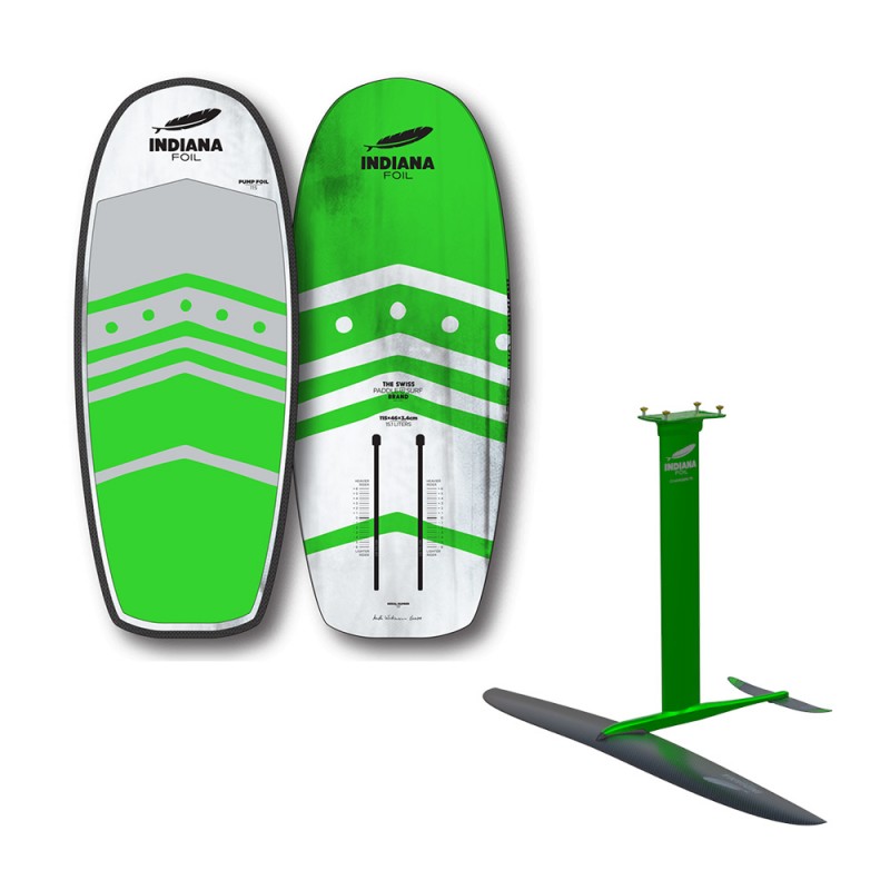 Σανίδα Pump Foil 115cm Carbon σετ με Pumpfoil 1396 P - Indiana (surf1012-373248)