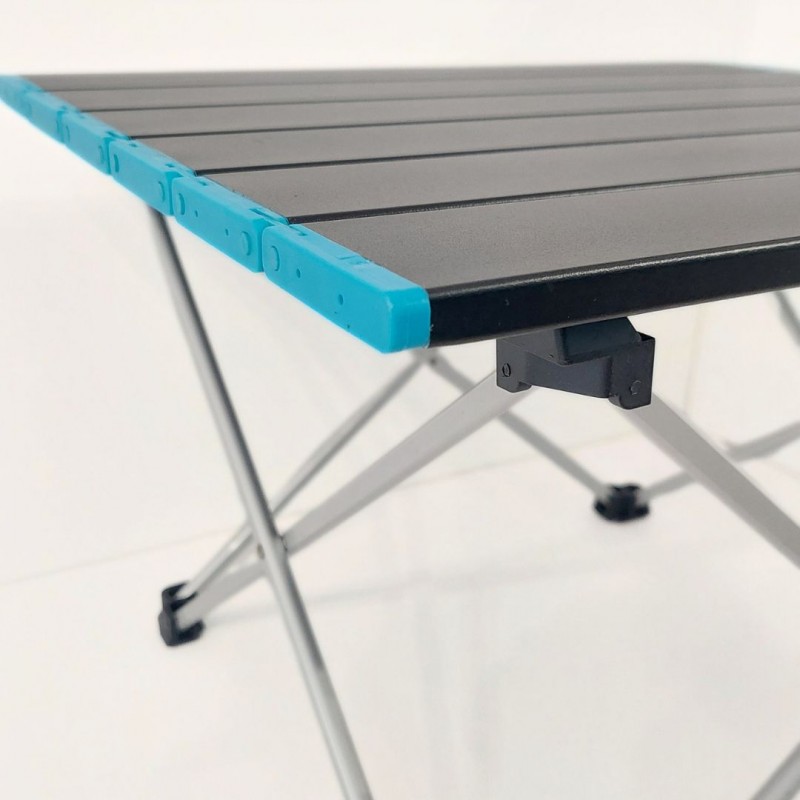 Πτυσσόμενο Τραπέζι camping αλουμινίου 41*34*29cm Μπλε - Yaia (surf2845)