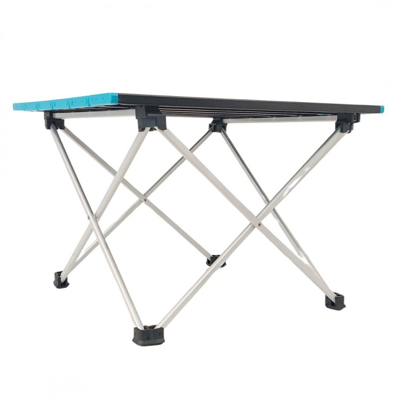 Πτυσσόμενο Τραπέζι camping αλουμινίου 41*34*29cm Μπλε - Yaia (surf2845)