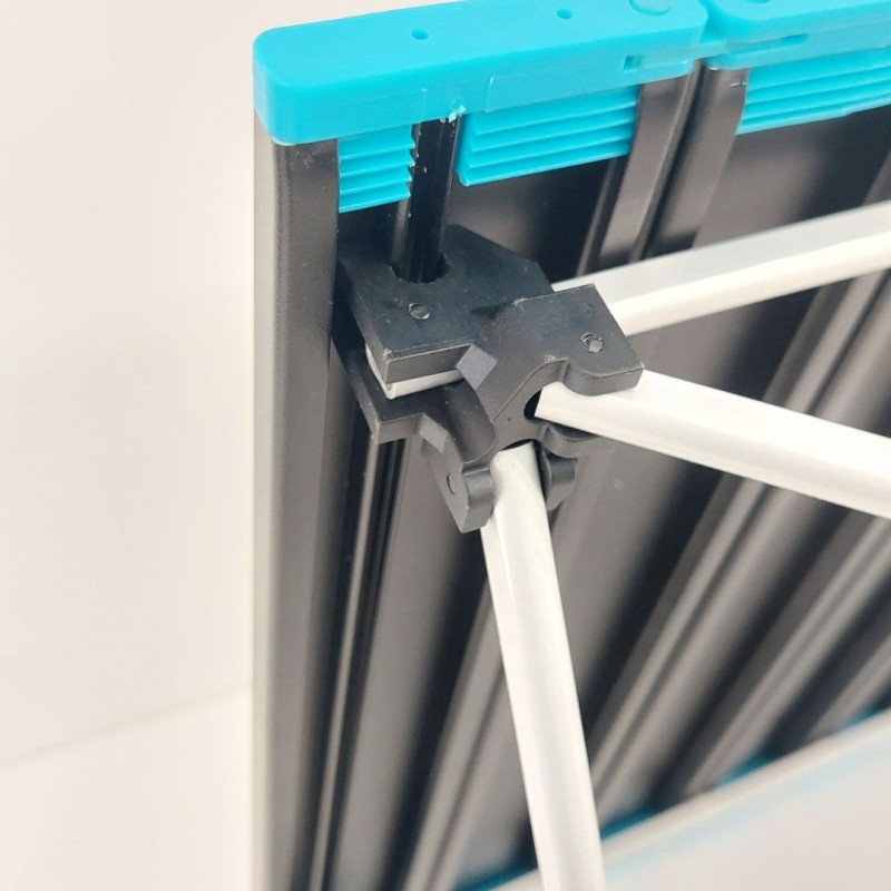 Πτυσσόμενο Τραπέζι camping αλουμινίου 41*34*29cm Μπλε - Yaia (surf2845)