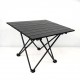 Πτυσσόμενο Τραπέζι camping αλουμινίου 56*40*40cm Μαύρο - Yaia (surf2861)