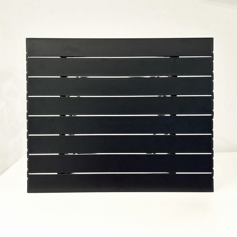 Πτυσσόμενο Τραπέζι camping αλουμινίου 56*40*40cm Μαύρο - Yaia (surf2861)