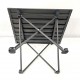 Πτυσσόμενο Τραπέζι camping αλουμινίου 56*40*40cm Μαύρο - Yaia (surf2861)