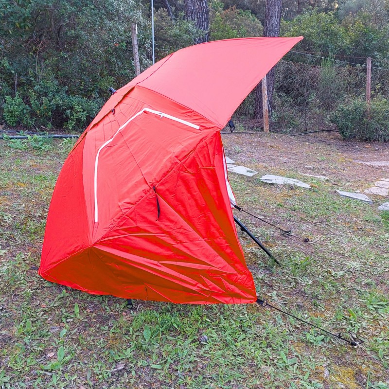 Ομπρέλα-σκηνή πλάγιας τοποθέτησης 240cm Κόκκινη - Yaia (surf1403-2404)