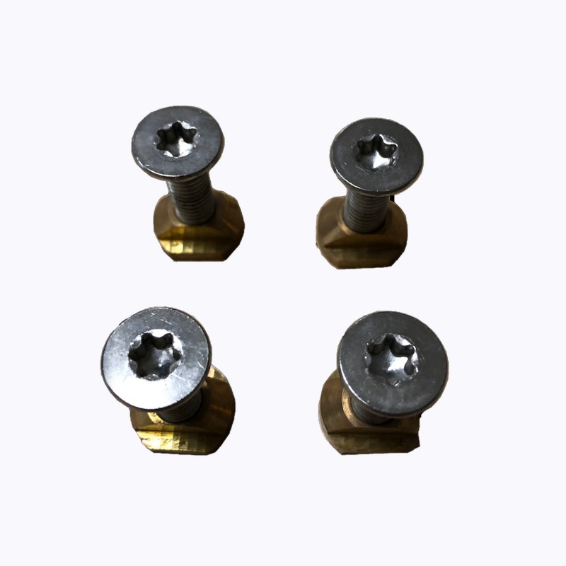 Βίδες 25mm με παξιμάδι σετ 4τμχ για σανίδα Foil - Indiana (surf1203-3320)