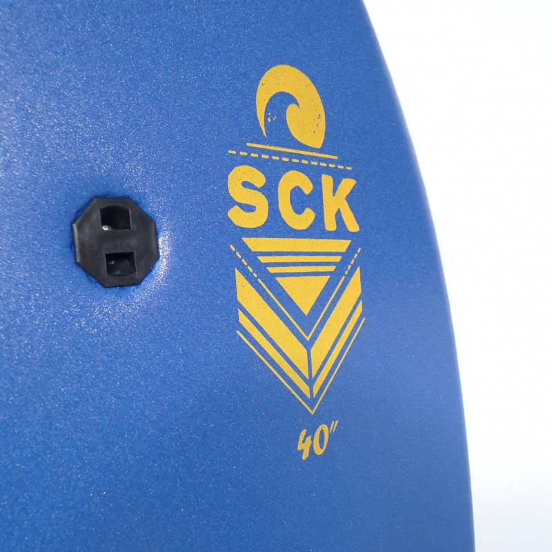 Bodyboard 41inch μπλε με leash καρπού SCK (surf0109-41142)