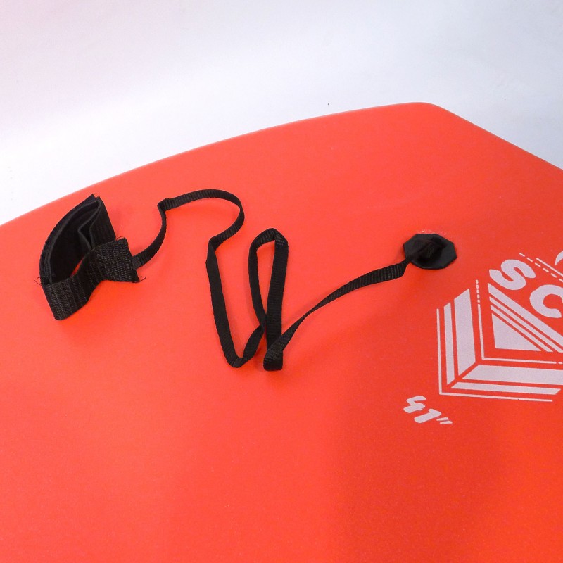 Bodyboard 42inch κόκκινο με leash καρπού SCK (surf0109-42442)