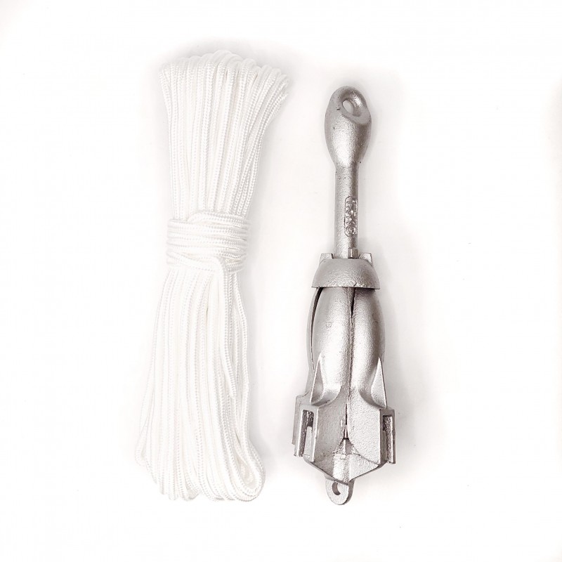 Άγκυρα καγιάκ 1.5kg με σχοινί 20μ. (surf0207-15015)