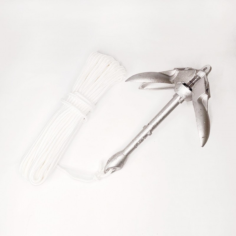 Άγκυρα καγιάκ 1.5kg με σχοινί 20μ. (surf0207-15015)