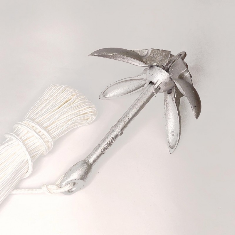 Άγκυρα καγιάκ 1.5kg με σχοινί 20μ. (surf0207-15015)