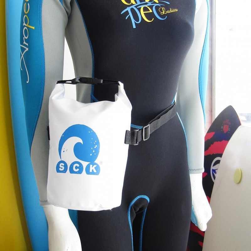 Αδιάβροχος σάκος με ιμάντα μέσης 3L άσπρος (surfDRY-3L)