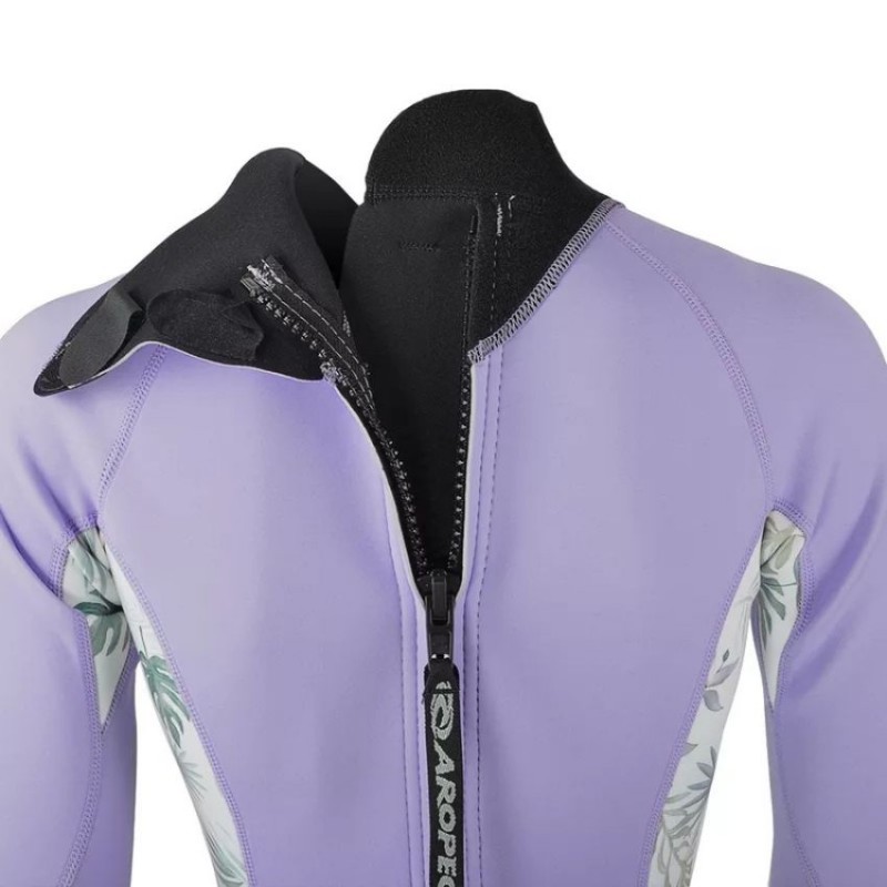 Στολή νεοπρενίου 2,5mm ολόσωμη γυναικεία Λιλά/Μαύρο - Aropec (surf2713)