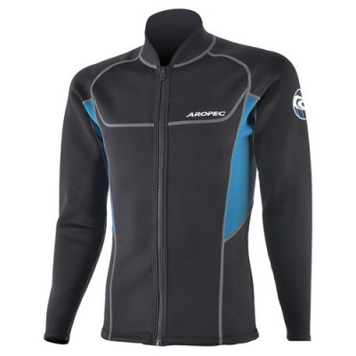 Jacket νεοπρενίου 1.5mm ανδρικό Μαύρο/Μπλε - Aropec (surfDS-7B138M-1.5MM-JACKET-MN)