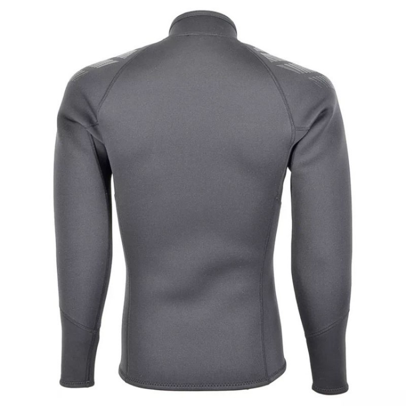 Jacket νεοπρενίου 3mm Super-Stretch ανδρικό Ανθρακί - Aropec (surf2714)