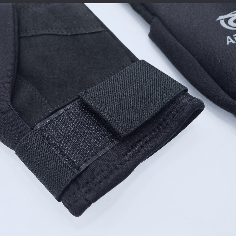 Γάντια νεοπρενίου 2mm με κοντά δάχτυλα -Aropec Μαύρο  (surfG-W01)