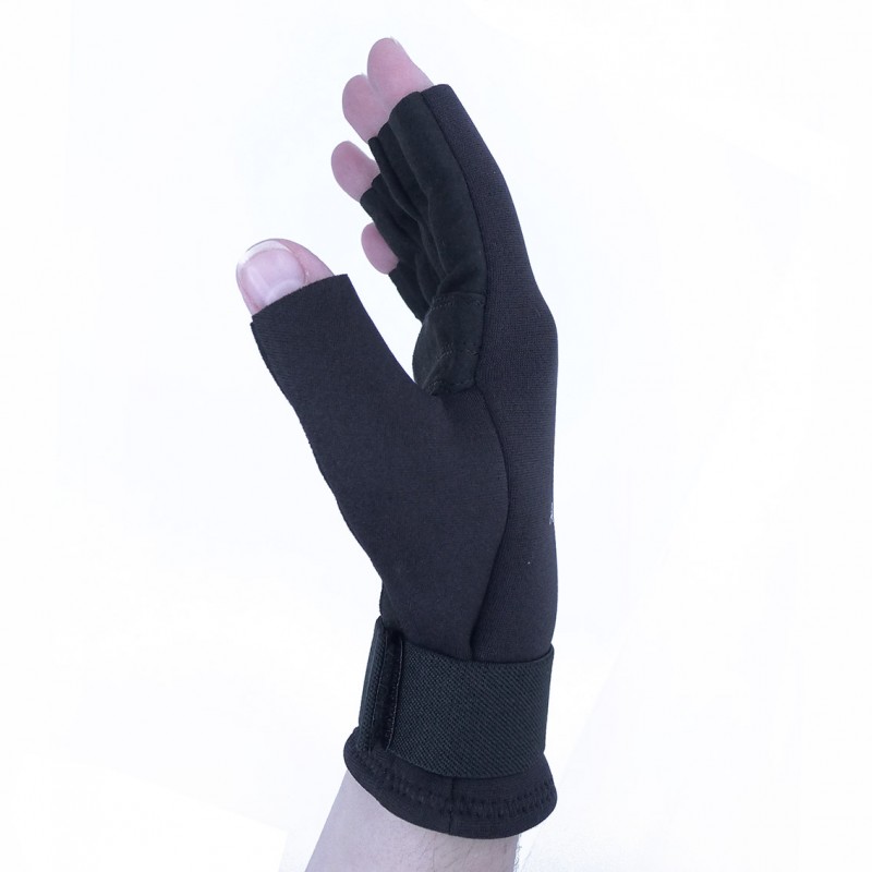 Γάντια νεοπρενίου 2mm με κοντά δάχτυλα -Aropec Μαύρο  (surfG-W01)