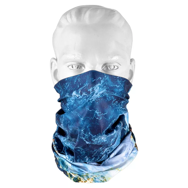 UPF 50+ Πολυχρηστικό Head Wrap & Neckwear Μπλε - Aropec (surfHead Wrap-P14)