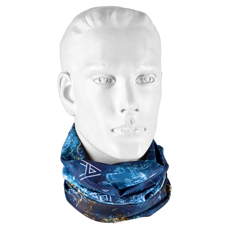 UPF 50+ Πολυχρηστικό Head Wrap & Neckwear Μπλε - Aropec (surfHead Wrap-P14)