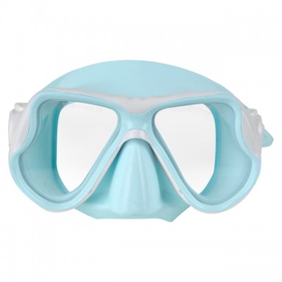Παιδική Μάσκα κατάδυσης σιλικόνης με διπλό φακό Γαλάζια Aropec (surfM2-GY22C-SBU)