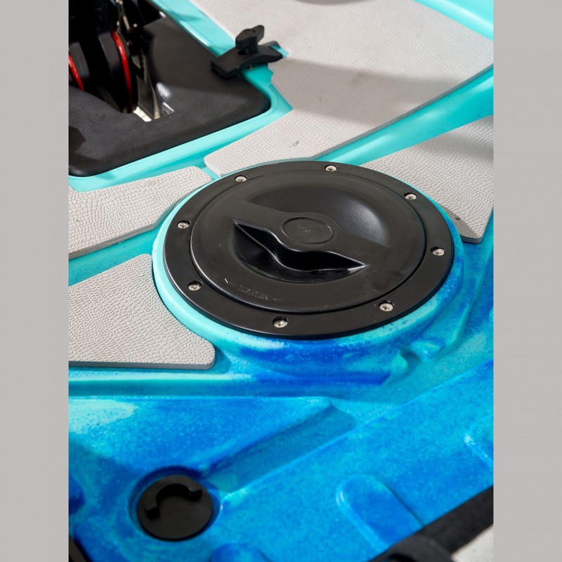 OCEANUS 335 pedal-step μονοθέσιο καγιάκ με κάθισμα αλουμινίου SCK - Μπλε/Τυρκουάζ (surf0204-33511)