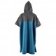 Poncho μπλέ σκούρο/γκρί quick dry - Aropec (surfPONCHO-5K02-DGY/NV)