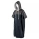 Poncho Μαύρο/γκρί quick dry - Aropec (surf2922)