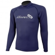 UV αντηλιακή λύκρα με μακρύ μανίκι Ανδρική Στενή εφαρμογή Σκούρο μπλε - Aropec (surf03022-51M-NV)