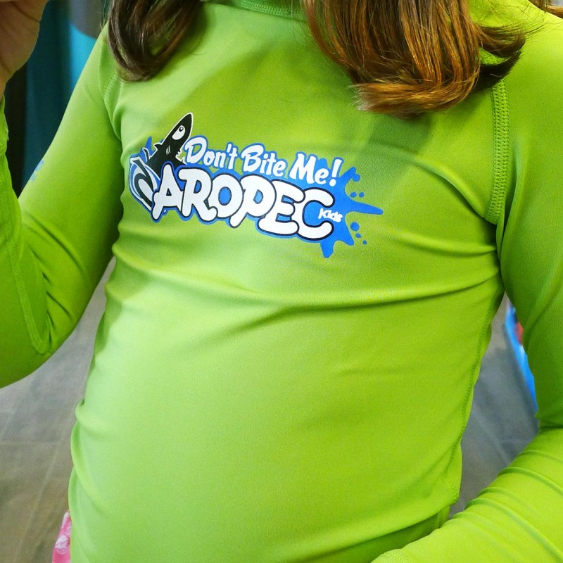 UV παιδική λύκρα μπλούζα με μακρύ μανίκι λάιμ Aropec (surf03023-51C-LIME)