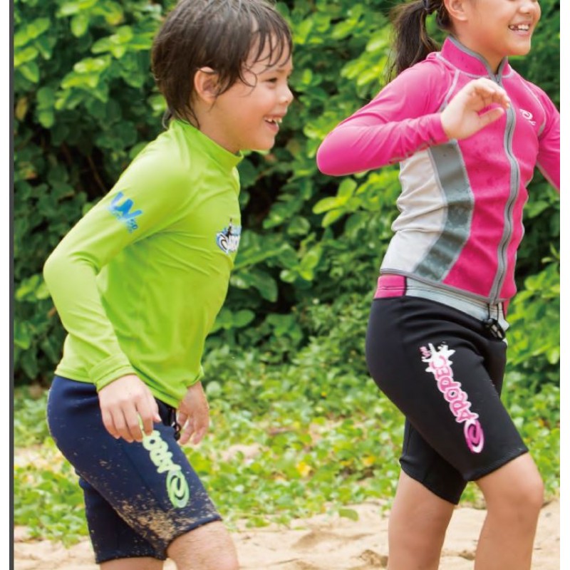 UV παιδική λύκρα μπλούζα με μακρύ μανίκι λάιμ Aropec (surf03023-51C-LIME)