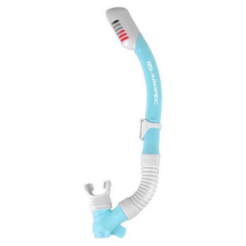 Παιδικός Αναπνευστήρας σιλικόνης full-dry Aropec (surfSC-1V-GY15C-DRY-S1-WT/SBU)