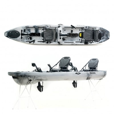 Cyclo 2 διθέσιο ποδηλατικό καγιάκ για ψάρεμα SCK άσπρο-μαύρο (surfSCK-C2-WH/BK)
