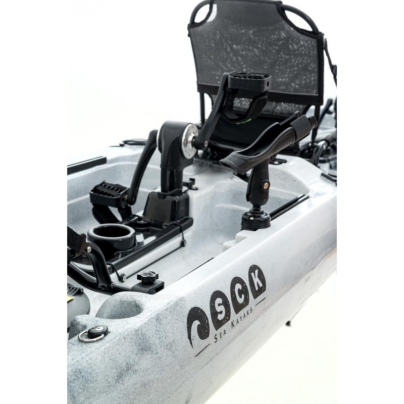 Cyclo 2 διθέσιο ποδηλατικό καγιάκ για ψάρεμα SCK άσπρο-μαύρο (surfSCK-C2-WH/BK)