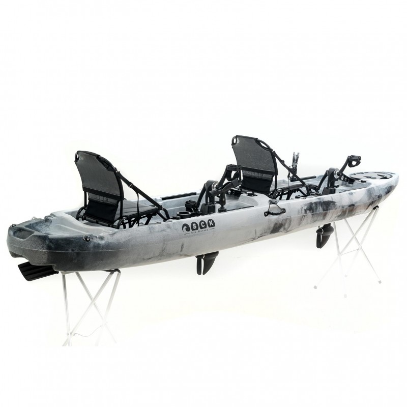 Cyclo 2 διθέσιο ποδηλατικό καγιάκ για ψάρεμα SCK άσπρο-μαύρο (surfSCK-C2-WH/BK)