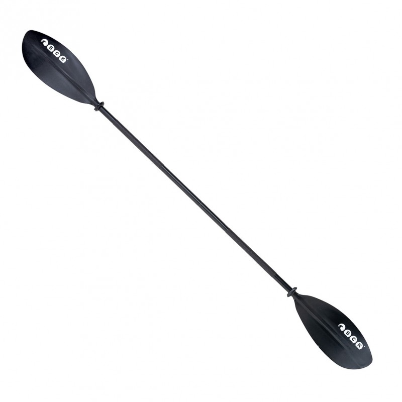 Κουπί καγιάκ σπαστό σε 4 μέρη 220cm Αλουμίνιο SCK Μαύρο (surfSCKPDL-4pcs)