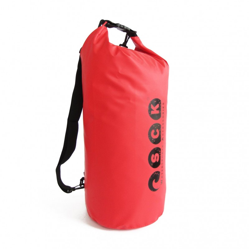 Αδιάβροχος σάκος με ιμάντες πλάτης 30L κόκκινος (surfDRY-30L)