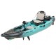 SCK Largo 300 Μονοθέσιο Pedal Kayak ready με αλουμινίου κάθισμα και τιμονιέρα | Τιρκουάζ- Μαύρο (surf2733)
