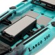 SCK Largo 300 Μονοθέσιο Pedal Kayak ready με αλουμινίου κάθισμα και τιμονιέρα | Τιρκουάζ- Μαύρο (surf2733)