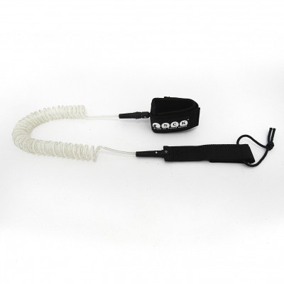 SUP leash σπιράλ 10ft SCK - Διάφανο (surfSCK-L/00)