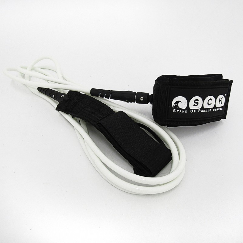 SUP/surf leash ίσιο 9ft SCK - Άσπρο (surfSCK-L/00/9FT)