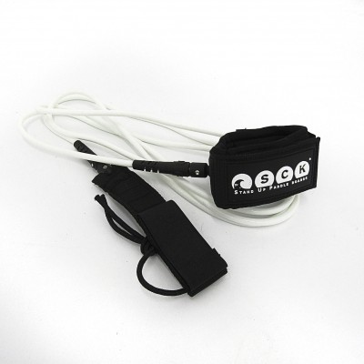 SUP/surf leash ίσιο 9ft SCK - Άσπρο (surfSCK-L/00/9FT)