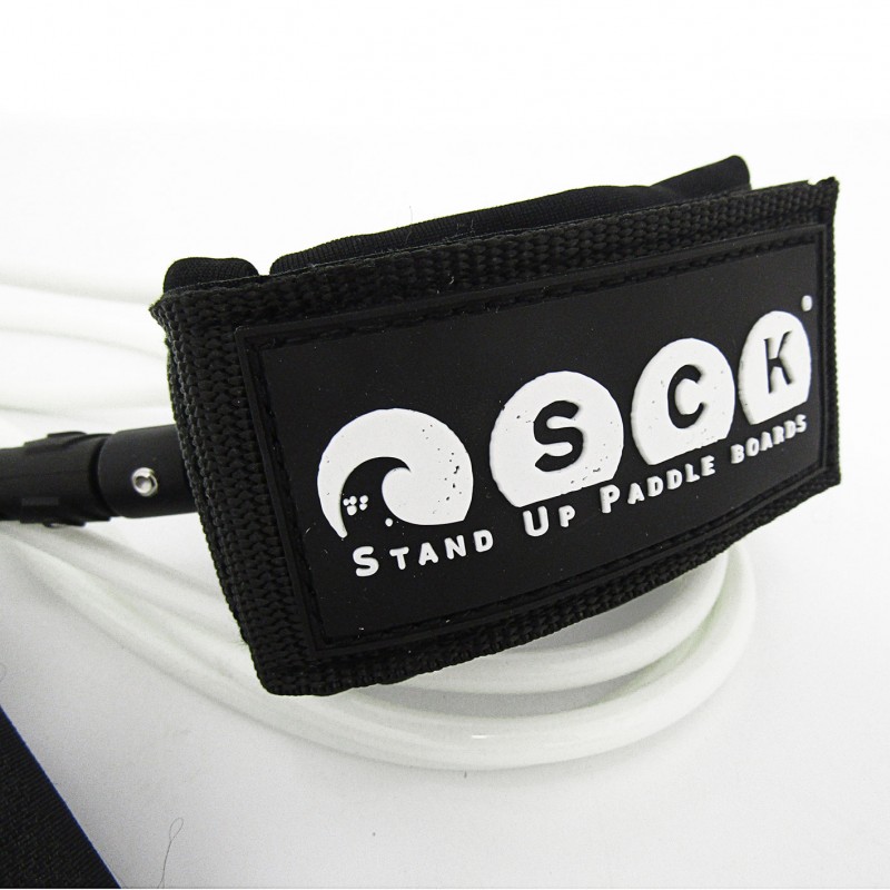 SUP/surf leash ίσιο 9ft SCK - Άσπρο (surfSCK-L/00/9FT)