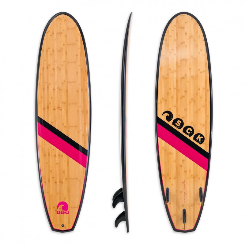 Σανίδα surf EPX Bamboo 7’2″ Black-Ruby SCK (surf0106-728425)