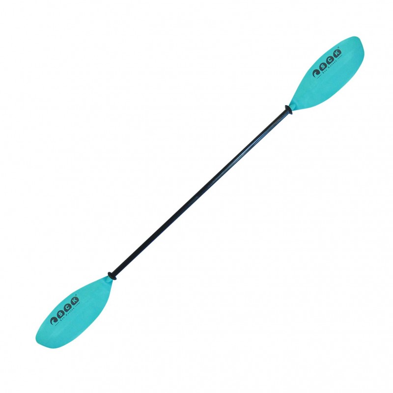 Κουπί καγιάκ ρυθμιζόμενο 215-235cm Υαλοΰφασμα Γαλαζοπράσινο SCK (surf0205-2351117)